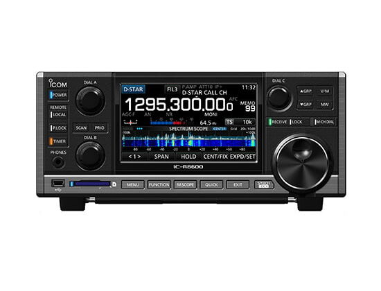 <b>ICOM IC-R8600</b> <br> Ontvanger / Scanner <br> 0,01 tot 3000MHz <br> <b> All-Mode & Digitaal </b>