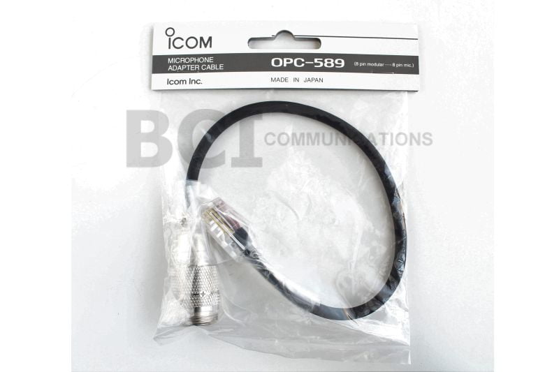 <b>ICOM OPC-589 </b><br>Microfoon Adapter <br> RJ-45 > 8Pin rond - Afbeelding 2