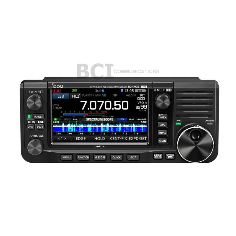 ICOM IC-705 Met BP-307! HF, 50, 144 & 430MHz AANBIEDING!!