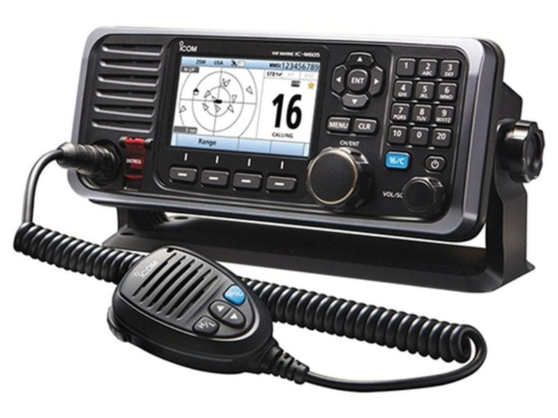 <b>ICOM IC-M605EURO </b> <br> Met nieuwe 2025 VDES kanalen!</b> Luxe VHF marifoon met o.a. ingebouwde GPS en AIS