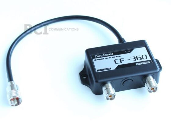 <b>COMET CF-360B PL</b> <br> Diplex-Filter <br> 1,3-30 & 49-470MHz <br>