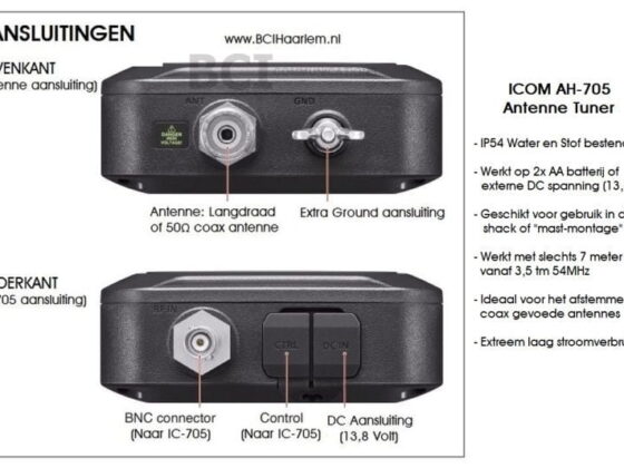 <b>ICOM AH-705</b> Automatische Antenne Tuner