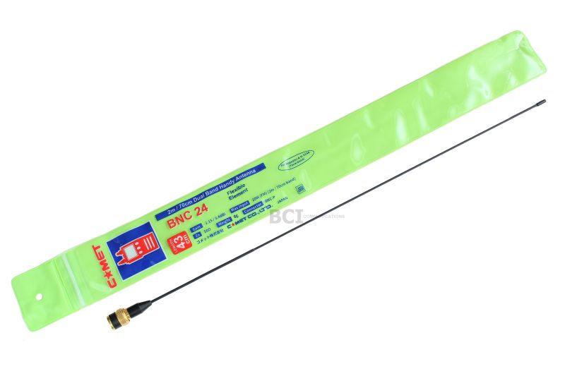 <b>COMET BNC-24 Dualband</b> <br> 144 & 430MHz High Gain Portofoon Antenne <br> <b>BNC</b> - Afbeelding 4