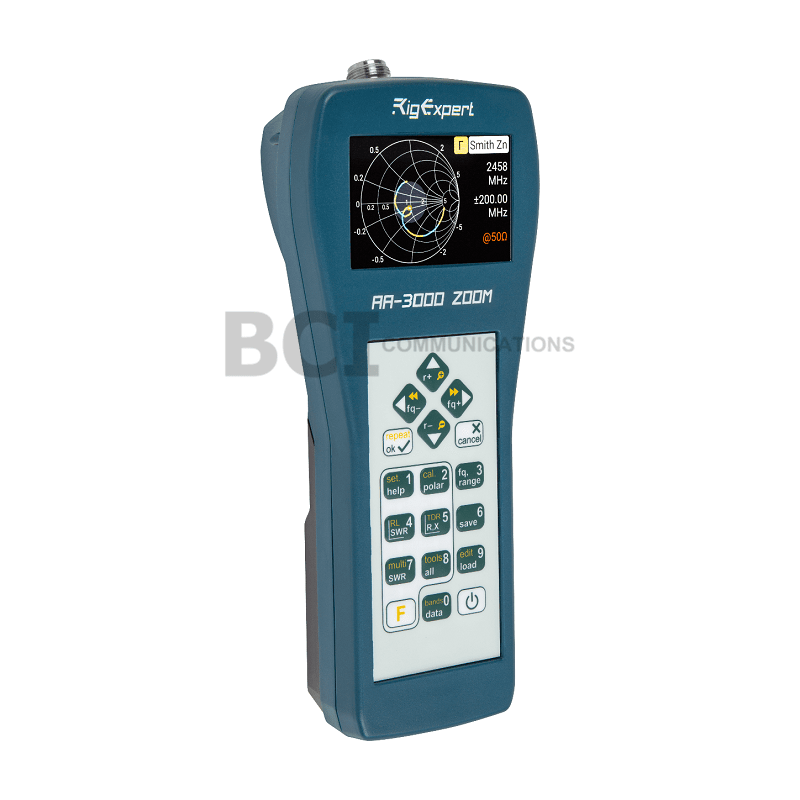 <b>RigExpert AA-3000 ZOOM Bluetooth</b><br> Antenne Analyzer <br><b>100 kHz tot 3000 MHz</b> - Afbeelding 3