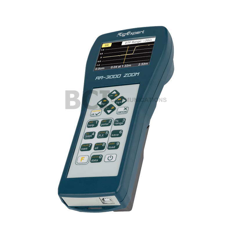 <b>RigExpert AA-3000 ZOOM Bluetooth</b><br> Antenne Analyzer <br><b>100 kHz tot 3000 MHz</b> - Afbeelding 4