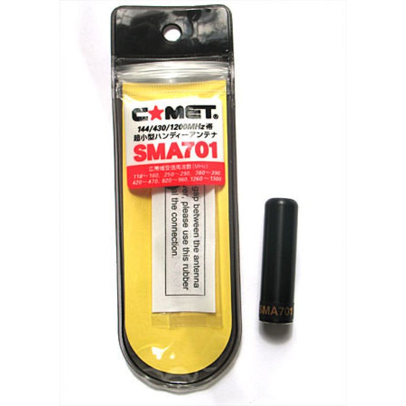 <b>COMET SMA-701 3 Band</b> <br> 144 / 430 & 1200MHz <br> Mini Portofoon Antenne <br> <b>SMA</b> - Afbeelding 3