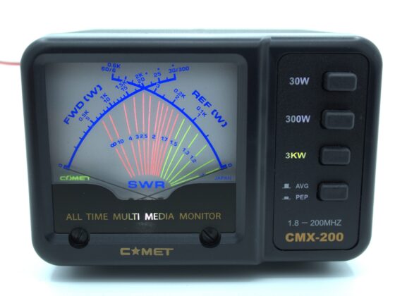 <b>COMET CMX-200 </b> <br> 1,8 tot 200MHz 3kW Kruisnaald Meter <br>