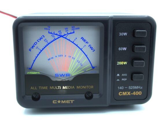 <b>COMET CMX-400 </b> <br> 140 tot 525MHz 200 Watt Kruisnaald Meter <br>