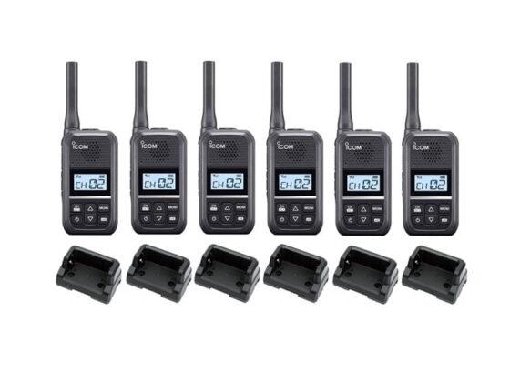 <b>ICOM IC-U20SR 6-Pack </b> <br> PMR Portofoon voor Horeca en Retail <br> <b>De beste kwaliteit!</b>