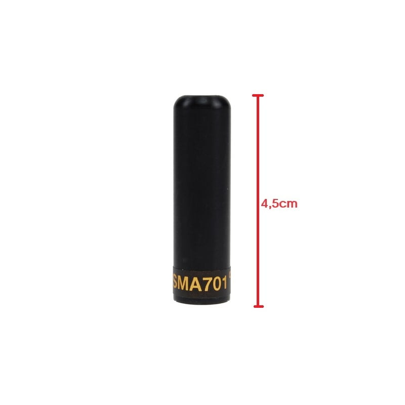<b>COMET SMA-701 3 Band</b> <br> 144 / 430 & 1200MHz <br> Mini Portofoon Antenne <br> <b>SMA</b>