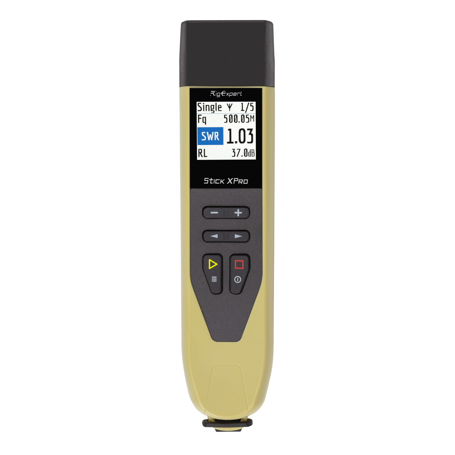 <b>RigExpert Stick X-PRO BlueTooth®</b><br> Antenne Analyzer <br><b>0,1 tot 1000 MHz</b>