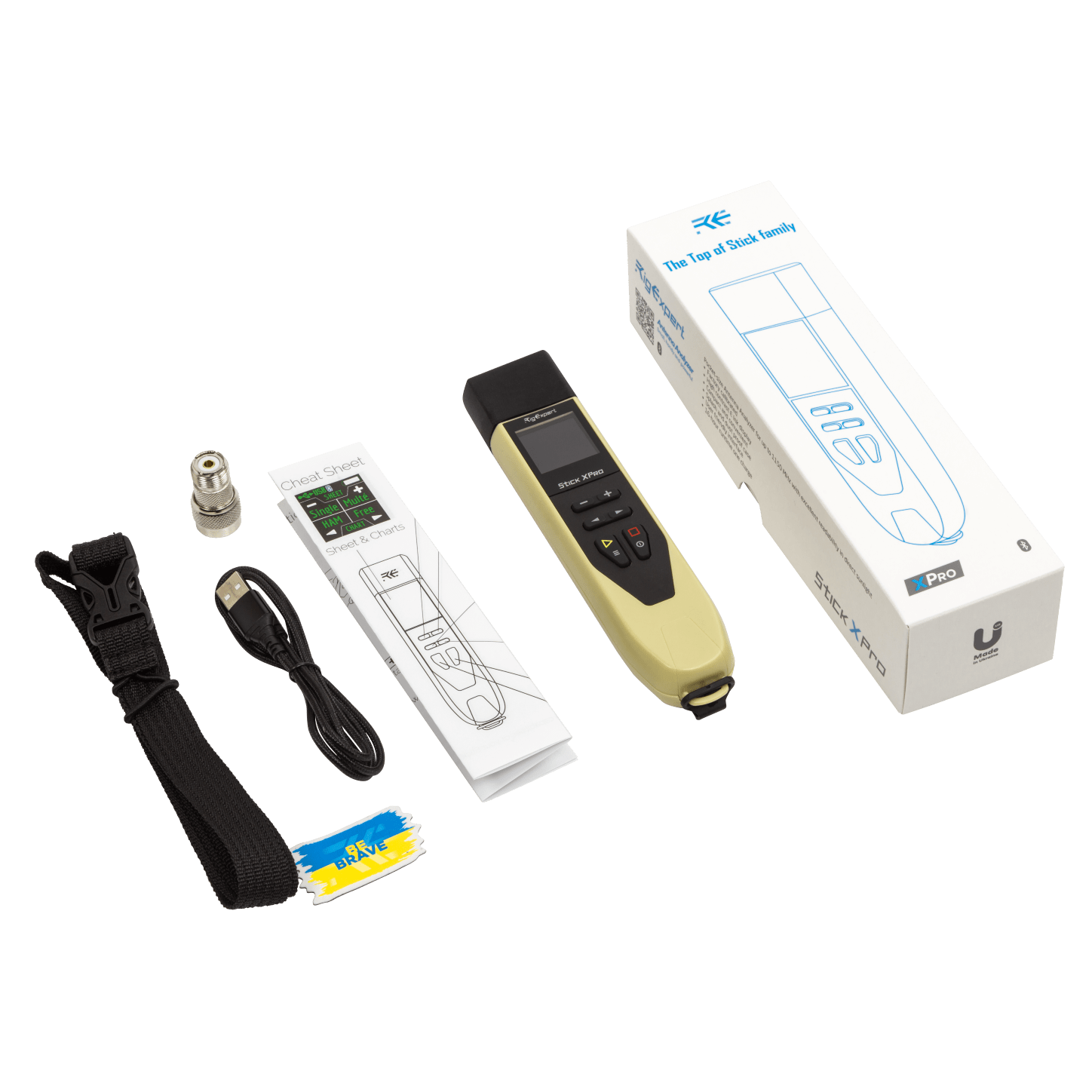 <b>RigExpert Stick X-PRO BlueTooth®</b><br> Antenne Analyzer <br><b>0,1 tot 1000 MHz</b> - Afbeelding 2