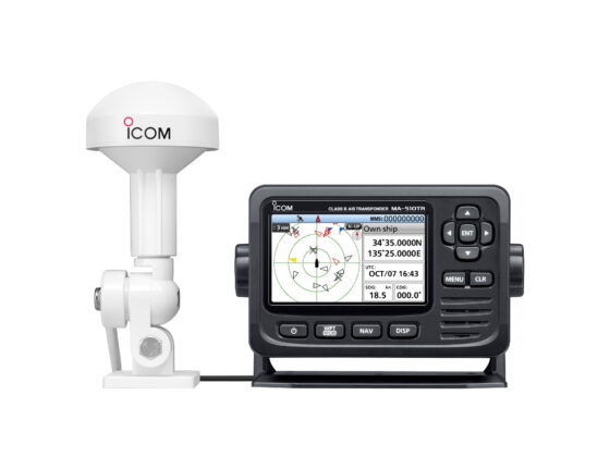 <b>ICOM IC-MA510TR </b> <br> Klasse B AIS Transponder <br> <b> IPX7 Waterdicht </b>