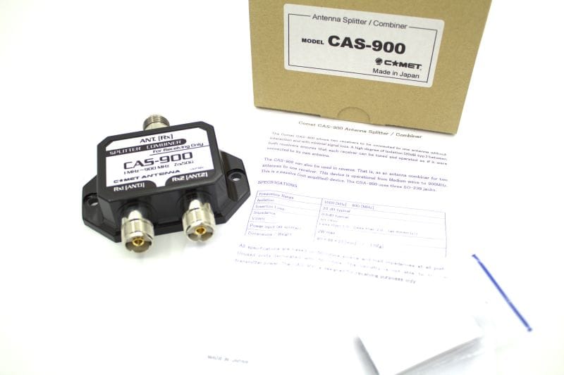 <b>COMET CAS-900 SO239</b> <br> Ontvangst combiner <br> 1 tot 900MHz - Afbeelding 2