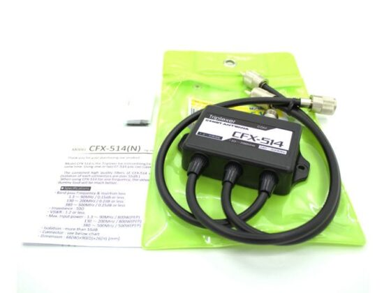 <b>COMET CFX-514</b> <br> Triplex-Filter <br> PL 1,3 - 90MHz / PL 144MHz / PL 430MHz