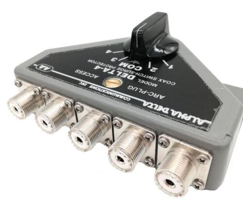 Alpha Delta® AD-4BS 4-Standen SO239 Coax Schakelaar 2000Watt tot 500MHz