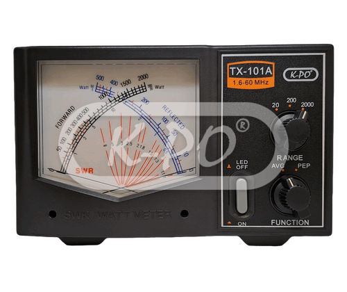 K-PO TX-101A-SO Power/SWR Kruisnaaldmeter <br> 1,6 > 60MHz 2000 Watt